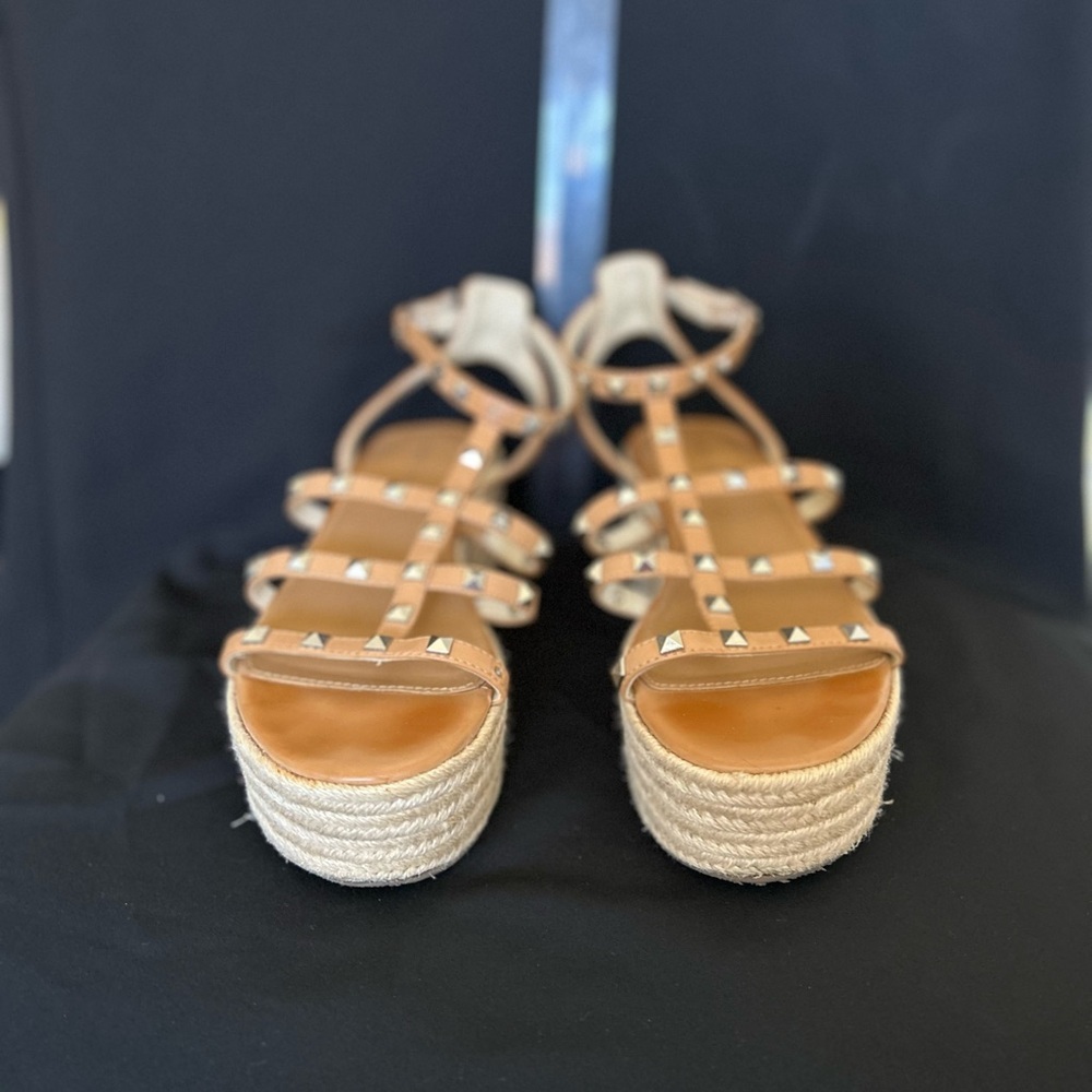 Marc Fisher Jansen Espadrille Wedge Sandal SZ 7.5 - Picture 2 of 6